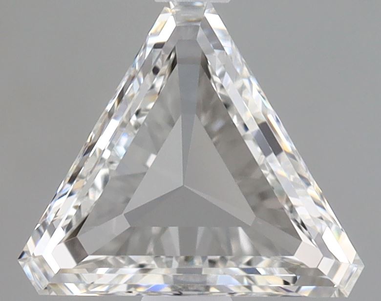 3/4 Carat Trilliant Cut Natural Diamond - F VVS1 - 0.74ct - EX Symmetry Grade