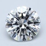 2 Carat Round - Natural Diamond - 1.9 - F - VVS1 - EX - EX - EX