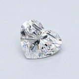 1/2 Carat Heart - Natural Diamond - 0.7 - F - VVS2 - EX - EX - VG