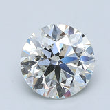 2 Carat Round - Natural Diamond - 2 - H - SI1 - EX - EX - EX