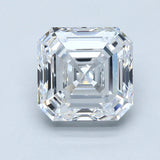 3 Carat Asscher - Natural Diamond - 3.21 - D - VVS2 - EX - EX