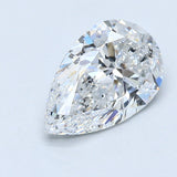 2 Carat Pear - Natural Diamond - 2.01 - E - SI2 - EX - EX