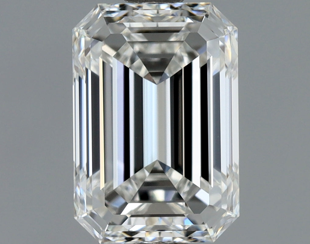 1 Carat Emerald Cut Natural Diamond - F VVS1 - 1.2ct - EX Cut Grade