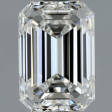 1 Carat Emerald Cut Natural Diamond - F VVS1 - 1.2ct - EX Cut Grade