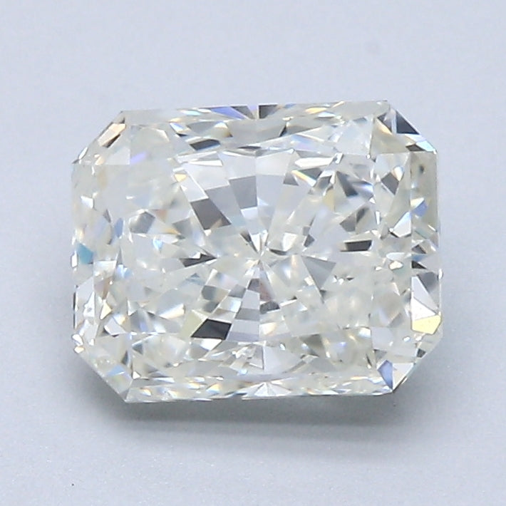 1.5 Carat Radiant Cut Natural Diamond - J SI2 - 1.6ct - VG Cut Grade