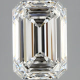 3.5 Carat Emerald - Natural Diamond - 3.52 - E - VVS2 - EX - EX