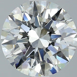 2 Carat Round - Natural Diamond - 2.31 - I - VVS2 - EX - EX - EX