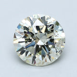 3 Carat Round - Natural Diamond - 2.91 - M - SI2 - VG - VG - G
