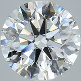 4 Carat Round - Natural Diamond - 4.01 - G - SI1 - EX - EX - EX