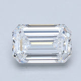 1 Carat Emerald - Natural Diamond - 1.33 - E - VVS1 - EX - EX