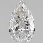 3/4 Carat Pear Shape Cut Natural Diamond - E VVS1 - 0.73ct - EX Cut Grade
