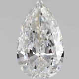 3/4 Carat Pear Shape Cut Natural Diamond - E VVS1 - 0.73ct - EX Cut Grade