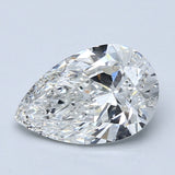 1.5 Carat Pear - Natural Diamond - 1.7 - F - SI1 - VG - EX - VG