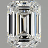 1.5 Carat Emerald - Natural Diamond - 1.52 - E - VVS2 - EX - EX - EX