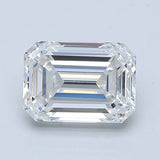 2 Carat Emerald - Natural Diamond - 2.04 - E - VVS2 - EX - EX