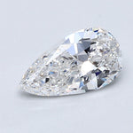 1 Carat Pear Cut Natural Diamond - E SI1 - 0.95ct - G Cut Grade