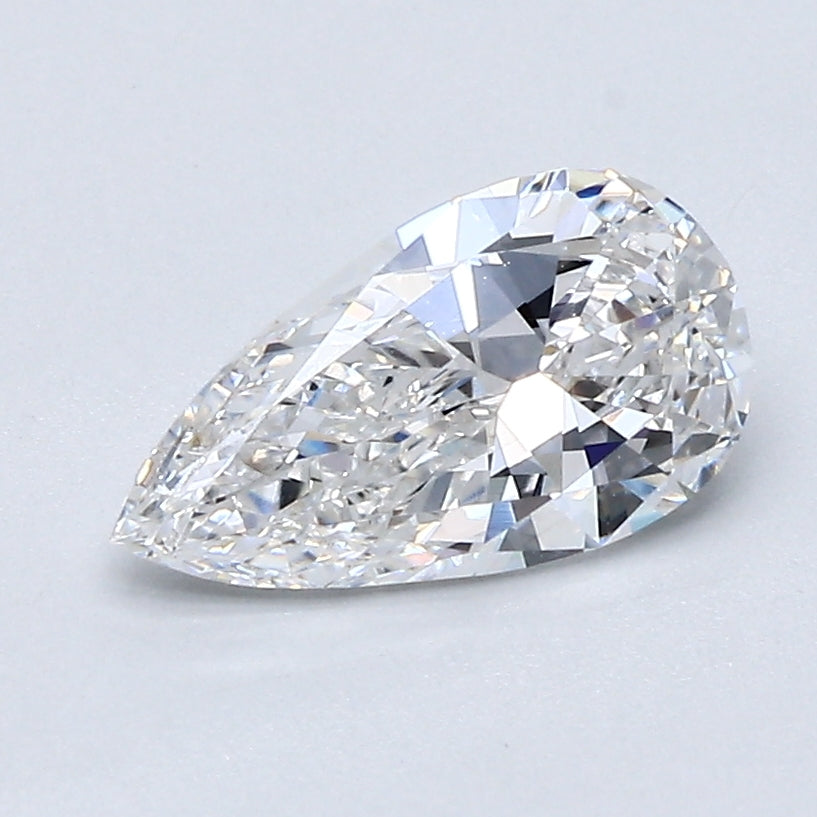 1 Carat Pear Cut Natural Diamond - E SI1 - 0.95ct - G Cut Grade