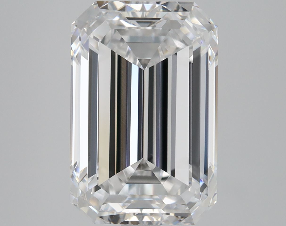 3 Carat Emerald Cut Natural Diamond - D IF - 3.01ct - EX Cut Grade