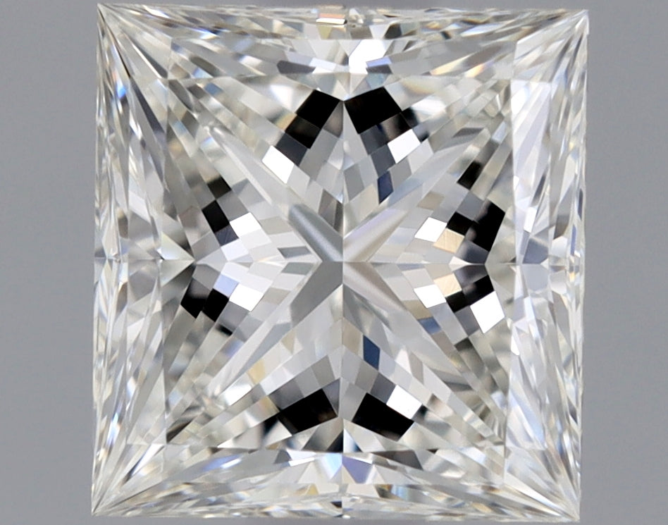 3/4 Carat Princess Cut Natural Diamond - H VVS2 - 0.83ct - G Cut Grade