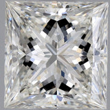 3/4 Carat Princess Cut Natural Diamond - H VVS2 - 0.83ct - G Cut Grade