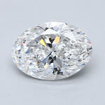 2 Carat Oval Cut Natural Diamond - D VS2 - 2.2ct - VG Cut Grade