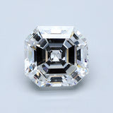 5 Carat Asscher - Natural Diamond - 5.01 - F - SI1 - EX - VG