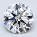 2.5 Carat Round - Natural Diamond - 2.4 - F - VS1 - EX - EX - EX
