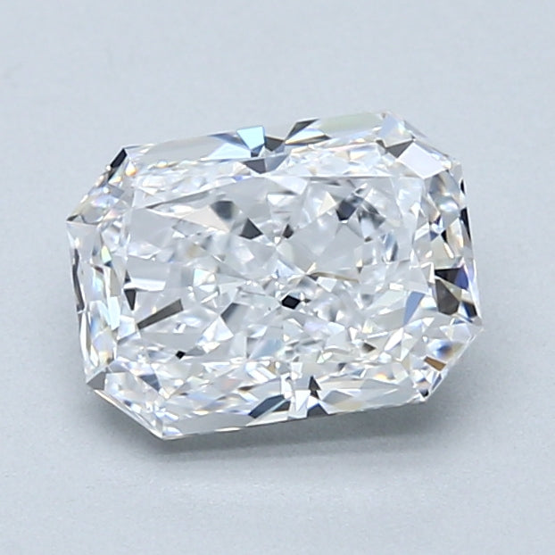 1.5 Carat Radiant Cut Natural Diamond - D SI1 - 1.52ct - VG Cut Grade
