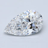 2 Carat Pear - Natural Diamond - 2.01 - D - SI1 - VG - EX - EX