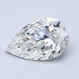 1 Carat Pear - Natural Diamond - 1.3 - F - SI1 - VG - EX - VG