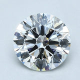 1.5 Carat Round - Natural Diamond - 1.5 - H - SI1 - EX - EX - EX
