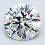2.5 Carat Round - Natural Diamond - 2.51 - F - VS2 - EX - EX - VG