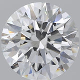 4 Carat Round - Natural Diamond - 4.37 - E - VVS1 - EX - EX - EX