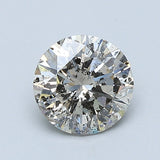 1 Carat Round - Natural Diamond - 1.11 - J - I1 - EX - EX - VG
