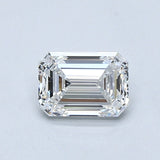 1/2 Carat Emerald - Natural Diamond - 0.61 - F - VVS1 - EX - EX
