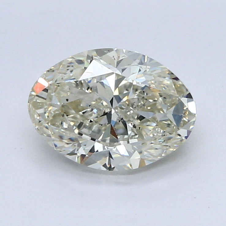 2 Carat Oval Cut Natural Diamond - K SI1 - 1.9ct - VG Cut Grade