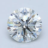2.5 Carat Round - Natural Diamond - 2.5 - H - VS1 - EX - EX - VG
