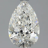 2 Carat Pear - Natural Diamond - 2.01 - G - SI1 - EX - EX