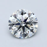1 Carat Round - Natural Diamond - 1.2 - F - SI1 - EX - EX - EX