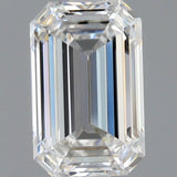 1.5 Carat Emerald - Natural Diamond - 1.41 - F - VVS2 - EX - EX
