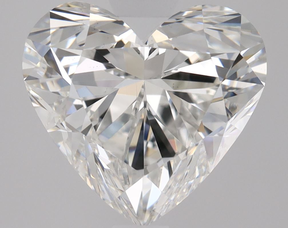 1.5 Carat Heart Shape Cut Natural Diamond - G VS1 - 1.73ct - EX Cut Grade