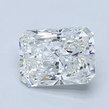 2.5 Carat Radiant - Natural Diamond - 2.5 - F - VVS1 - VG - EX - EX