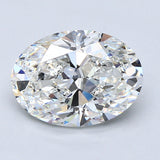 2.5 Carat Oval - Natural Diamond - 2.52 - G - VVS2 - EX - VG