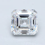 1 Carat Asscher - Natural Diamond - 1.18 - E - VVS2 - G - VG - VG