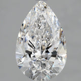 2 Carat Pear Shape Cut Natural Diamond - D VS1 - 2.01ct - VG Cut Grade