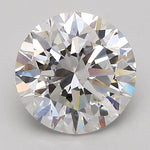 2.5 Carat Round Cut Natural Diamond - H VS1 - 2.7ct - EX Cut Grade