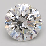 2.5 Carat Round Cut Natural Diamond - H VS1 - 2.7ct - EX Cut Grade