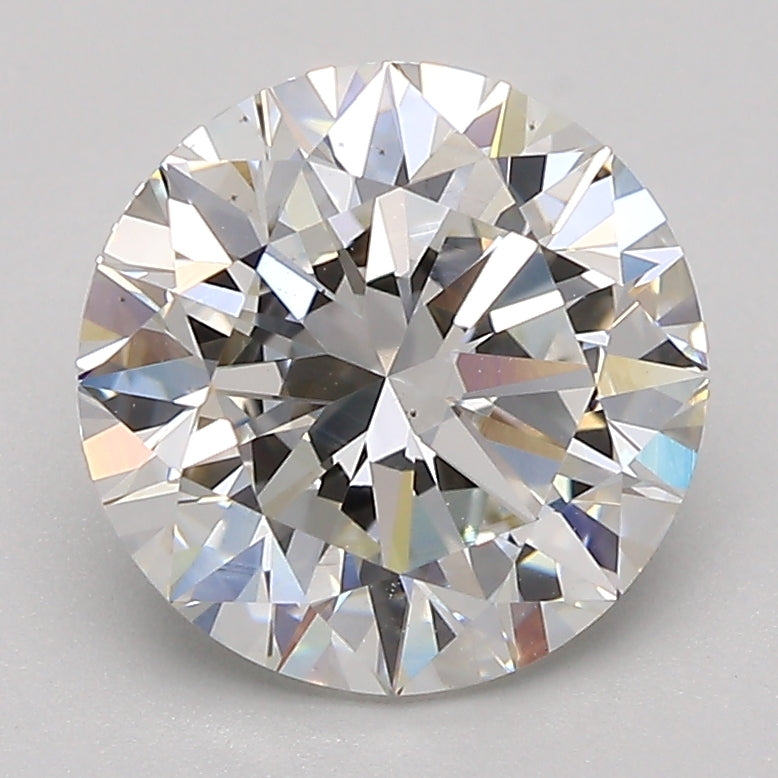 2.5 Carat Round Cut Natural Diamond - H VS1 - 2.7ct - EX Cut Grade