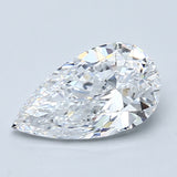 1.5 Carat Pear - Natural Diamond - 1.5 - D - VS2 - VG - EX - VG