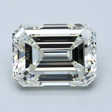 2.5 Carat Emerald - Natural Diamond - 2.52 - J - VS2 - VG - EX - EX